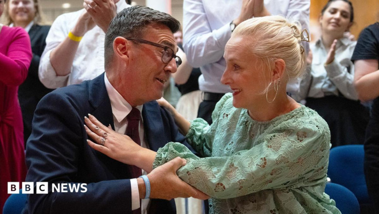 Who is Andy Burnham's wife, Marie-France van Heel?