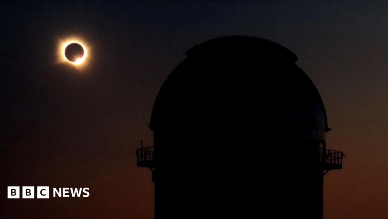 Watch: Moment 'surreal' solar eclipse witnessed in UK and Europe